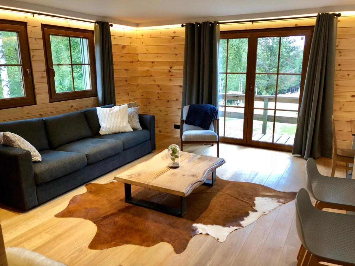 Chalet De Charme, Le "Caribou Lodge", Eifel Belge Bullange Exterior foto