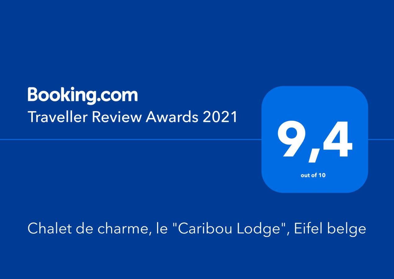Chalet De Charme, Le "Caribou Lodge", Eifel Belge Bullange Exterior foto