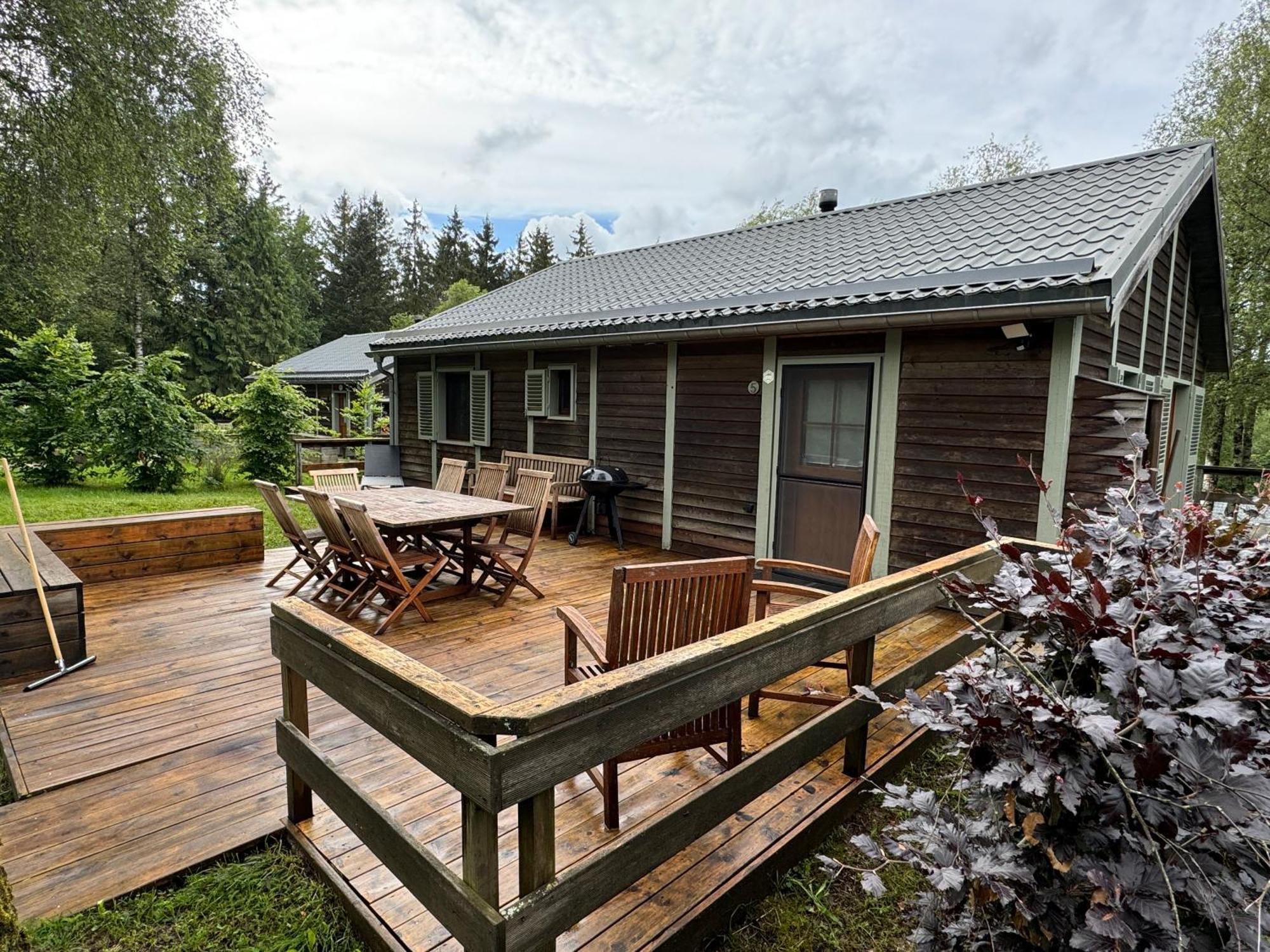 Chalet De Charme, Le "Caribou Lodge", Eifel Belge Bullange Exterior foto